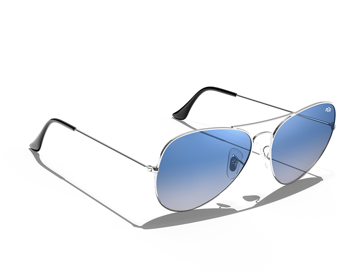 Silver Ocean Faze Aviators