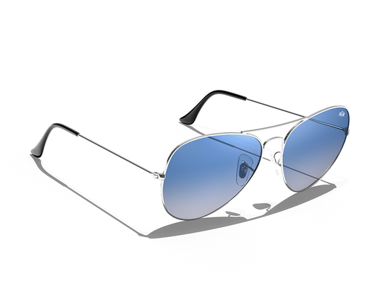 Silver Ocean Faze Aviators