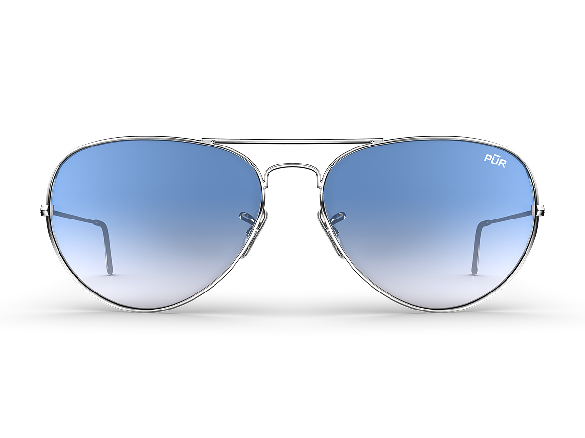 Silver Ocean Faze Aviators