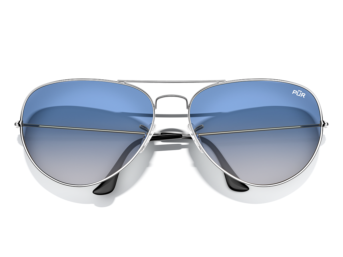 Silver Ocean Faze Aviators