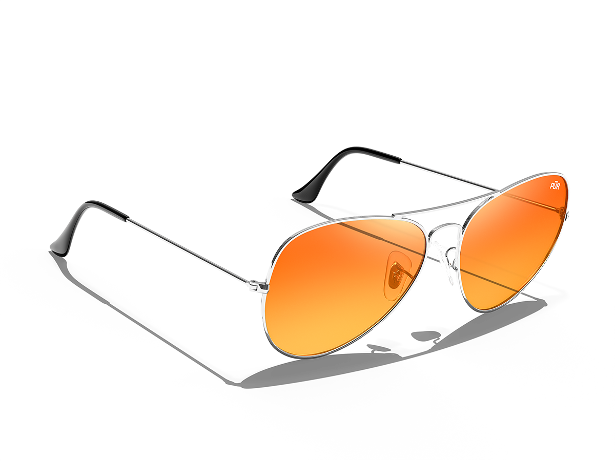 Silver Rose Aviators