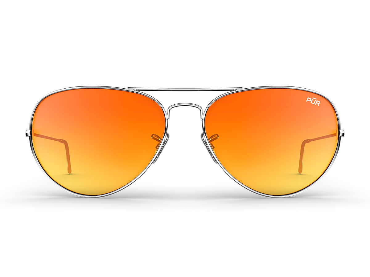 Silver Rose Aviators