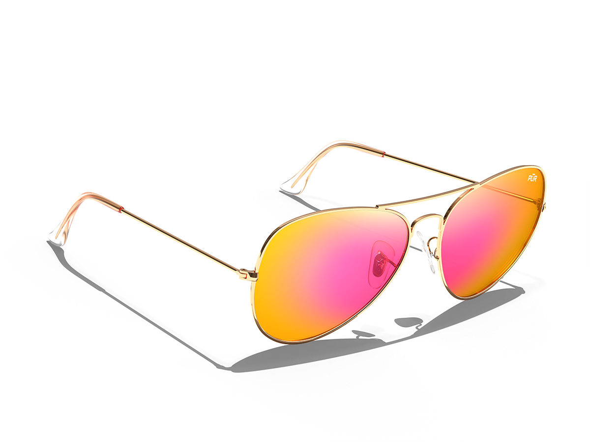 Sunrise Gold Aviators